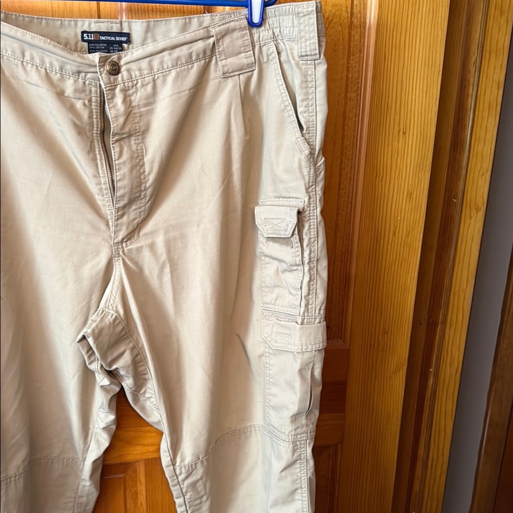5.11 Tactical Tan Cargo Pants with Relaxed Fit - Picture 5 of 8
